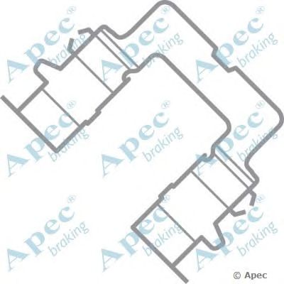 APEC BRAKING kit531 -  Комплектующие, тормозные колодки